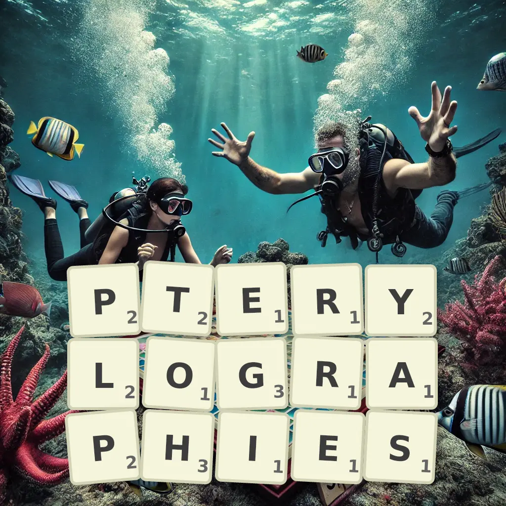 List of words with letters PTERYLOGRAPHIES Words with letters PTERYLOGRAPHIES