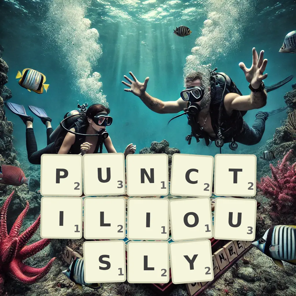 List of words with letters PUNCTILIOUSLY Words with letters PUNCTILIOUSLY