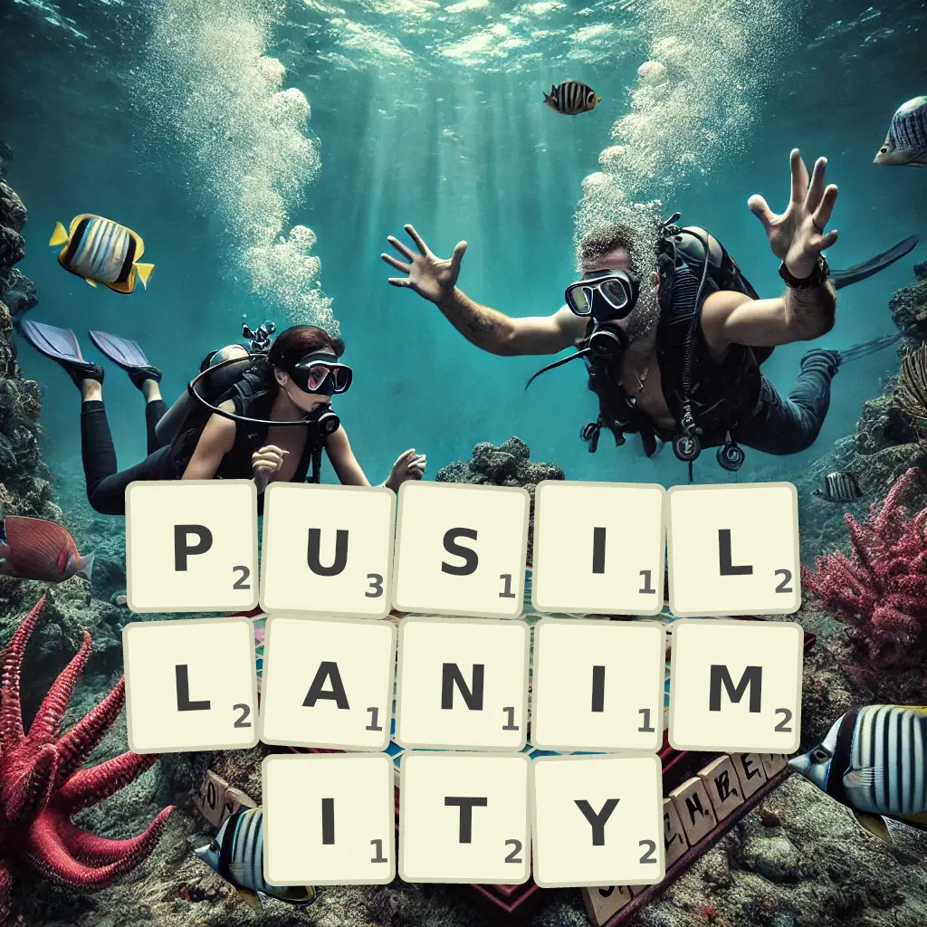 List of words with letters PUSILLANIMITY Words with letters PUSILLANIMITY