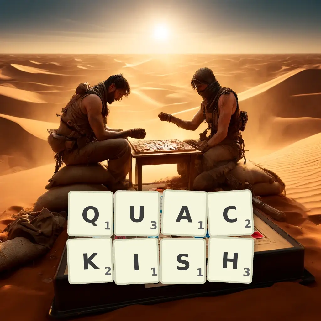 List of words with letters QUACKISH Words with letters QUACKISH