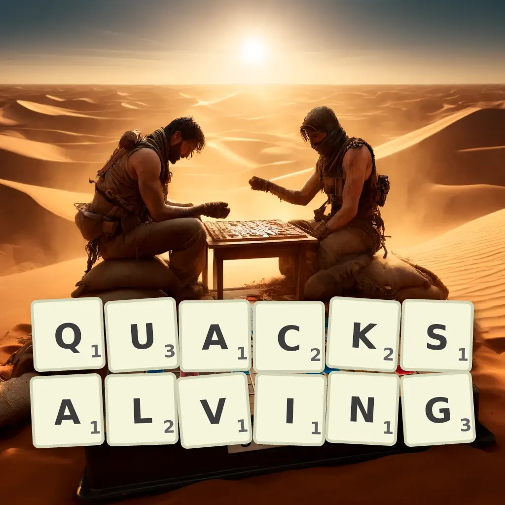 List of words with letters QUACKSALVING Words with letters QUACKSALVING