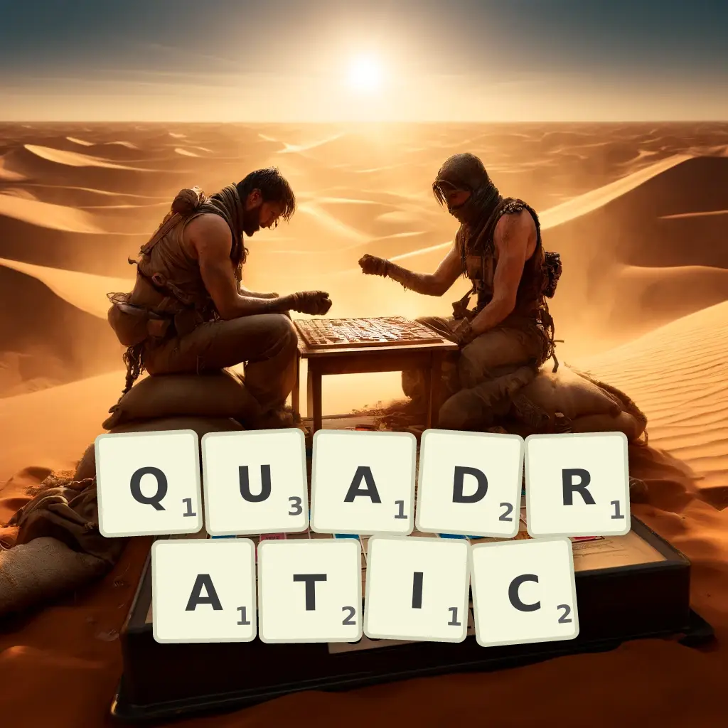 List of words with letters QUADRATIC Words with letters QUADRATIC