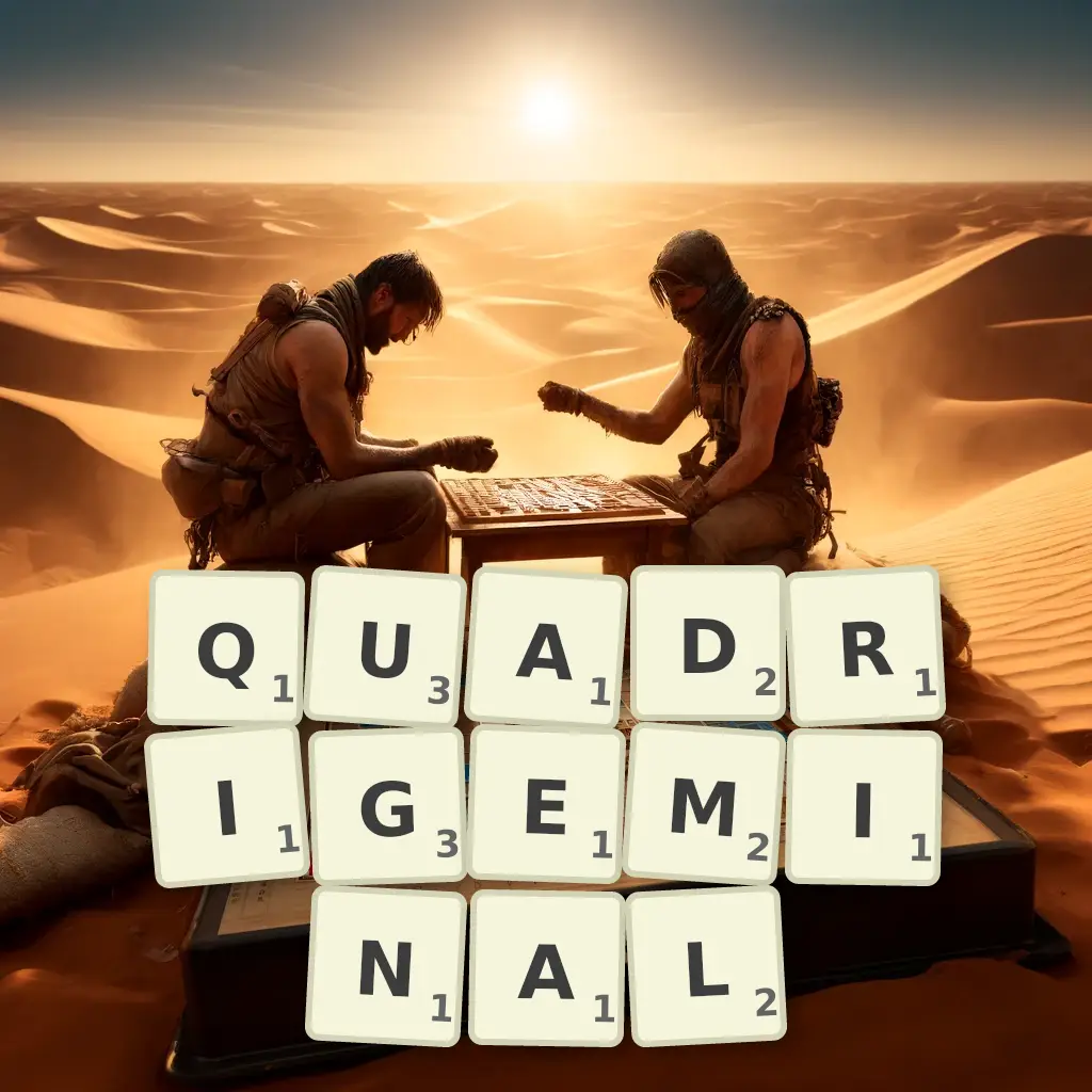 List of words with letters QUADRIGEMINAL Words with letters QUADRIGEMINAL