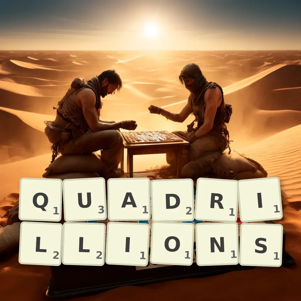 List of words with letters QUADRILLIONS Words with letters QUADRILLIONS