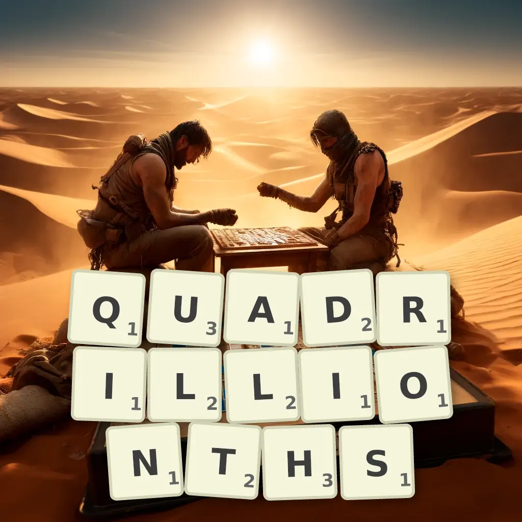 List of words with letters QUADRILLIONTHS Words with letters QUADRILLIONTHS
