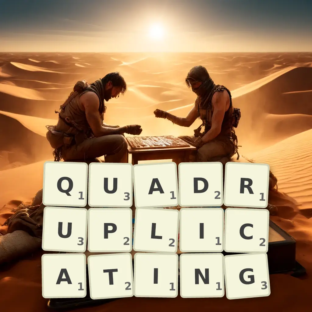 List of words with letters QUADRUPLICATING Words with letters QUADRUPLICATING