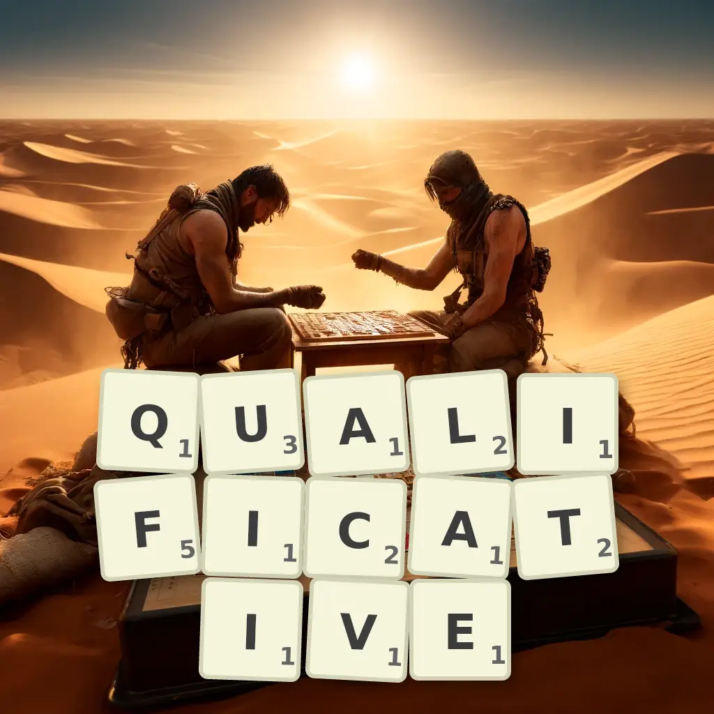 List of words with letters QUALIFICATIVE Words with letters QUALIFICATIVE