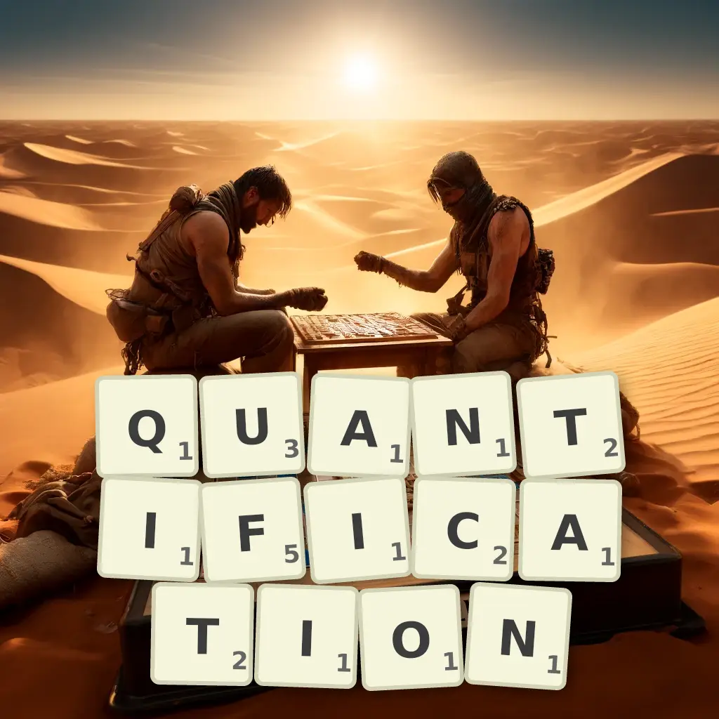 List of words with letters QUANTIFICATION Words with letters QUANTIFICATION