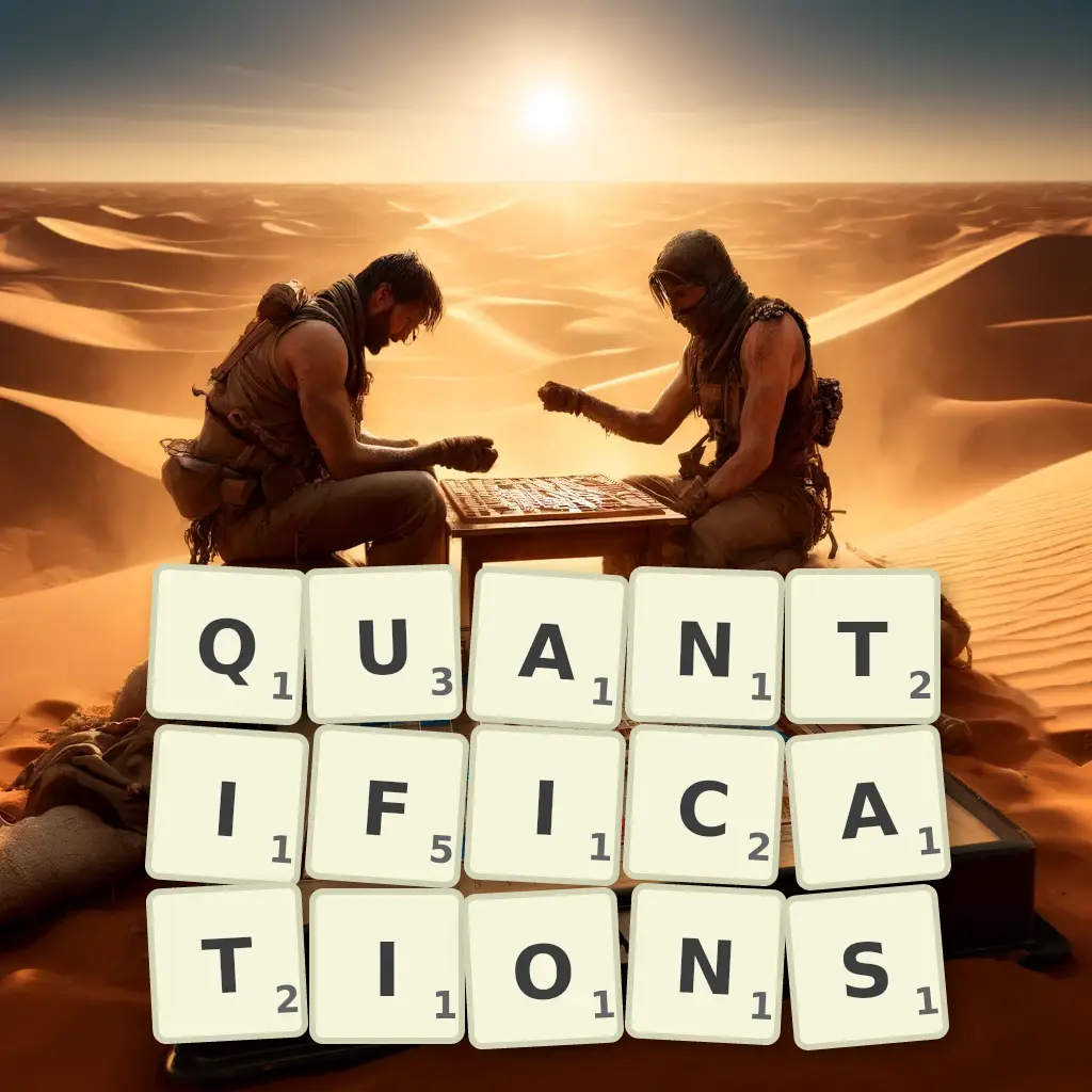 List of words with letters QUANTIFICATIONS Words with letters QUANTIFICATIONS