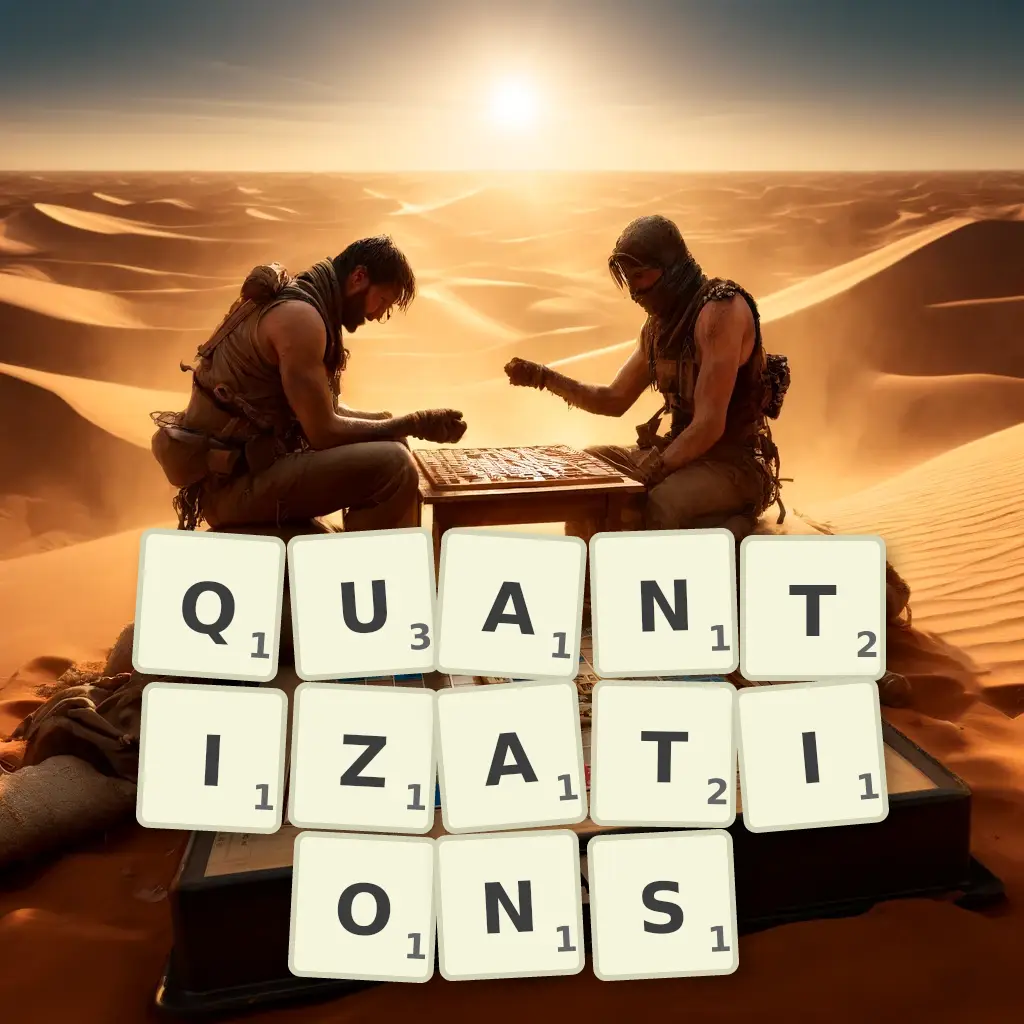 List of words with letters QUANTIZATIONS Words with letters QUANTIZATIONS