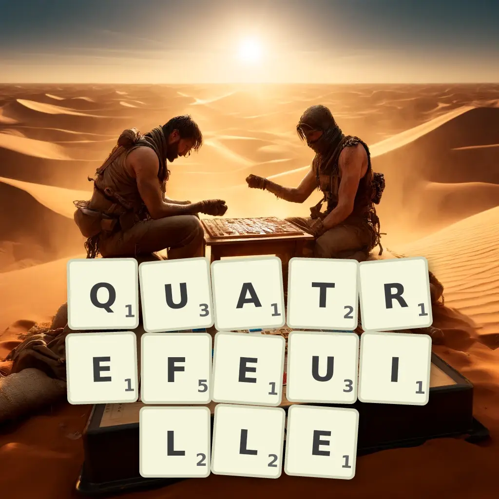 List of words with letters QUATREFEUILLE Words with letters QUATREFEUILLE