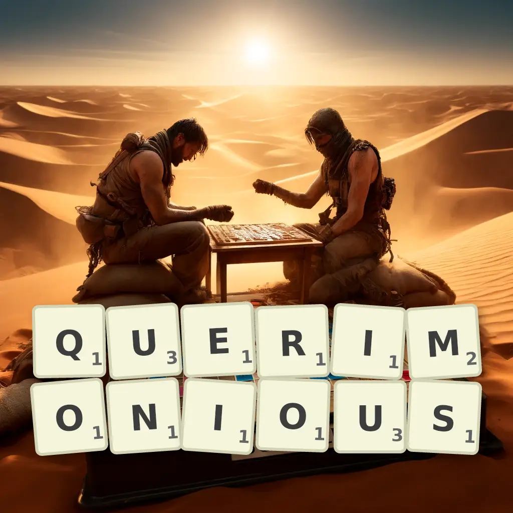 List of words with letters QUERIMONIOUS Words with letters QUERIMONIOUS