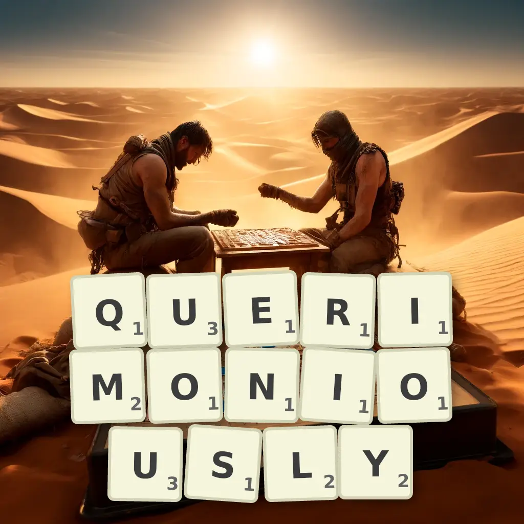 List of words with letters QUERIMONIOUSLY Words with letters QUERIMONIOUSLY