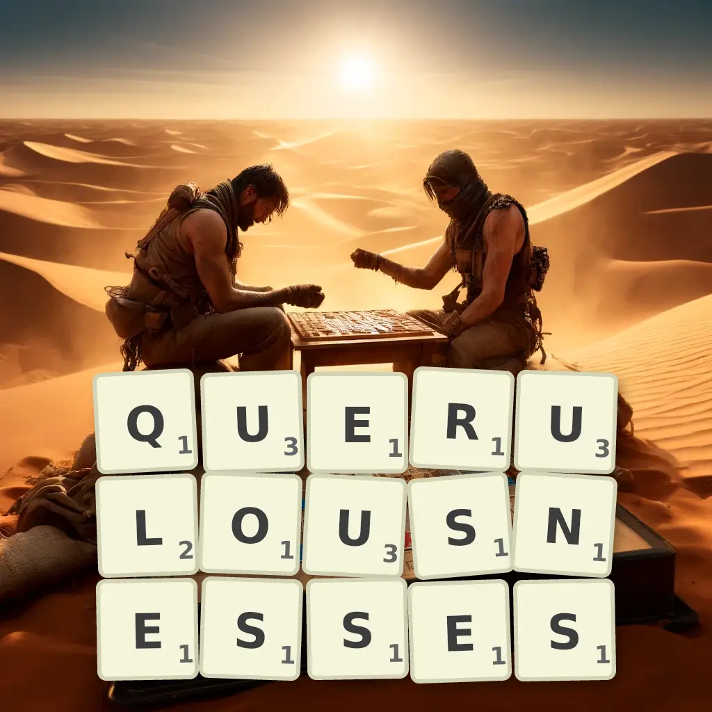 List of words with letters QUERULOUSNESSES Words with letters QUERULOUSNESSES