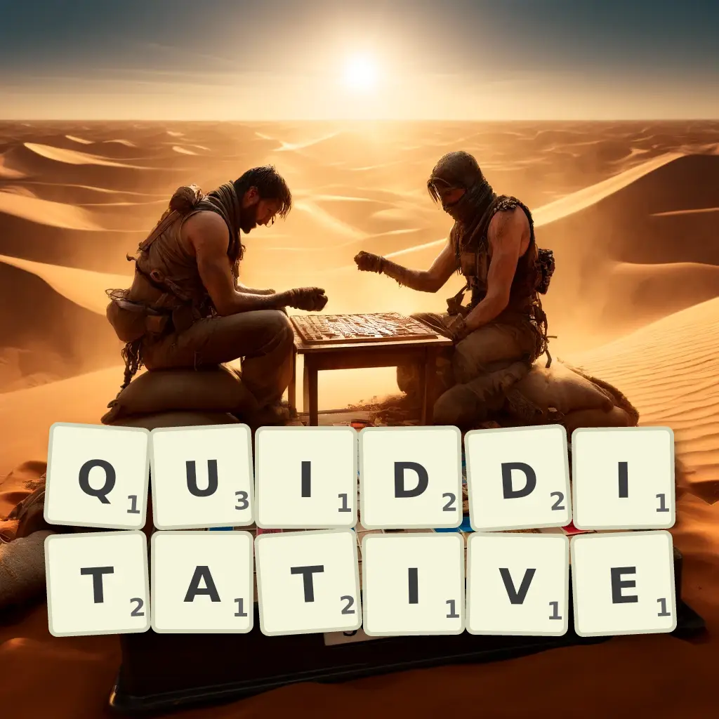 List of words with letters QUIDDITATIVE Words with letters QUIDDITATIVE