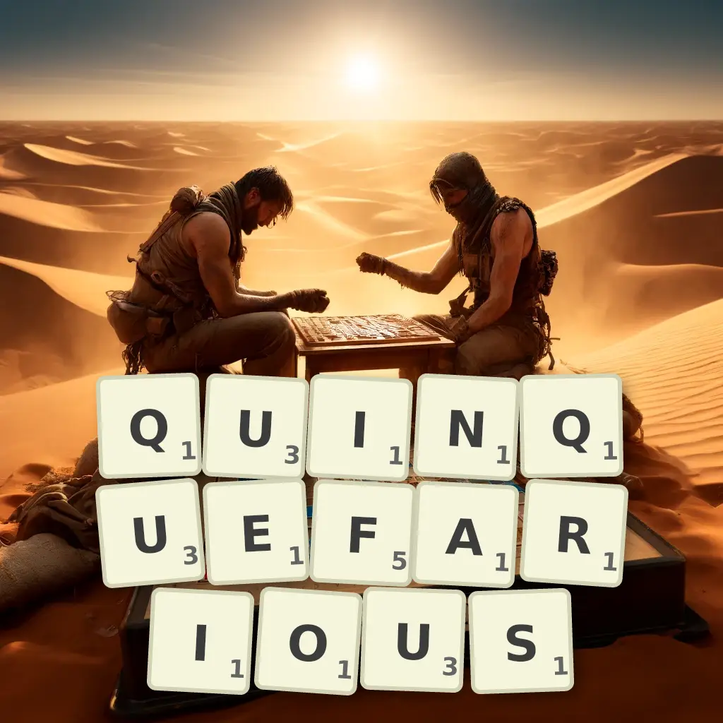 List of words with letters QUINQUEFARIOUS Words with letters QUINQUEFARIOUS