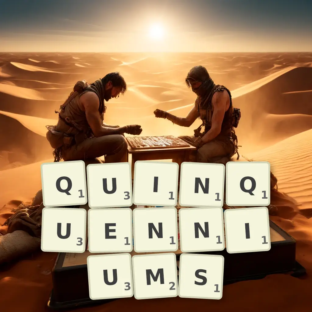 List of words with letters QUINQUENNIUMS Words with letters QUINQUENNIUMS