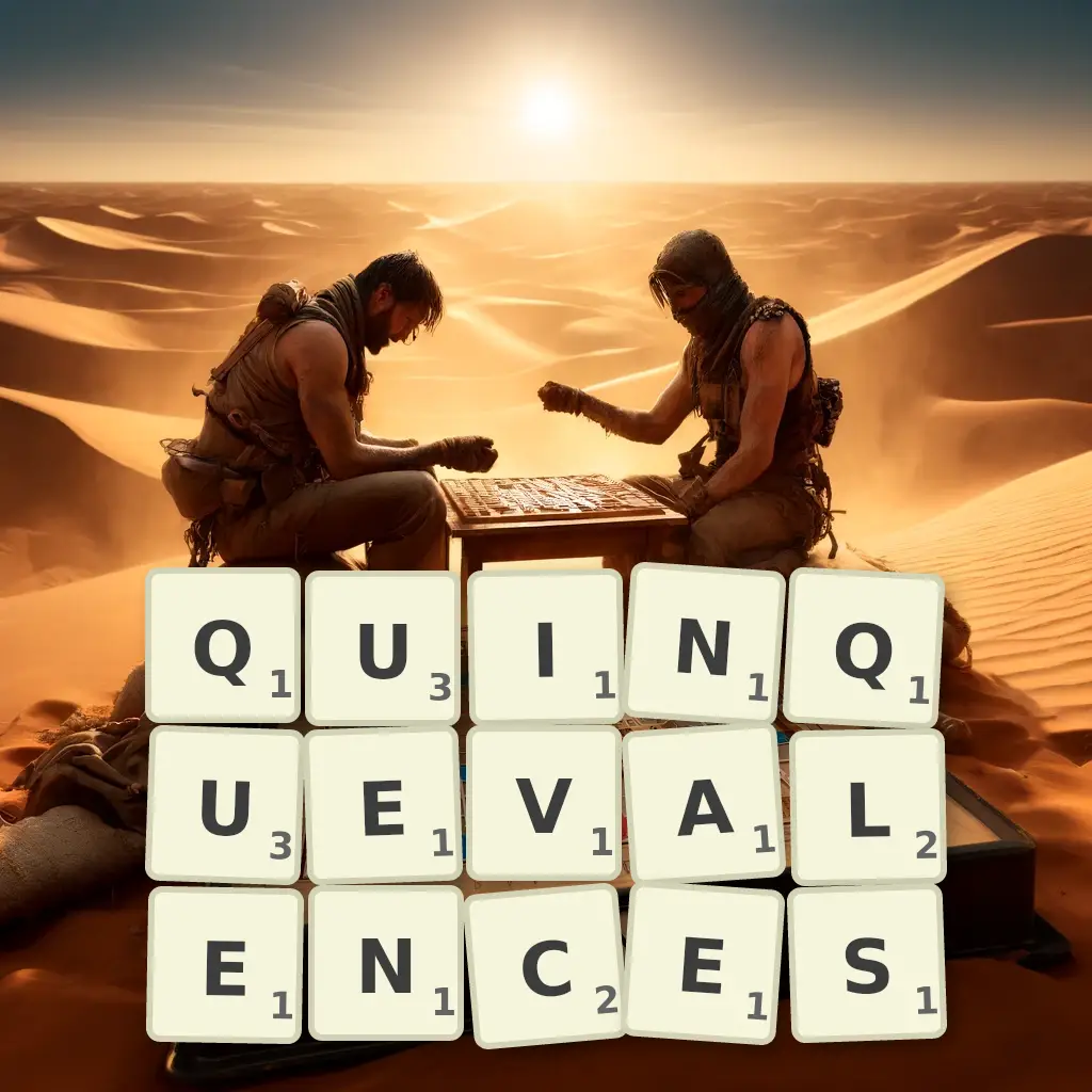 List of words with letters QUINQUEVALENCES Words with letters QUINQUEVALENCES