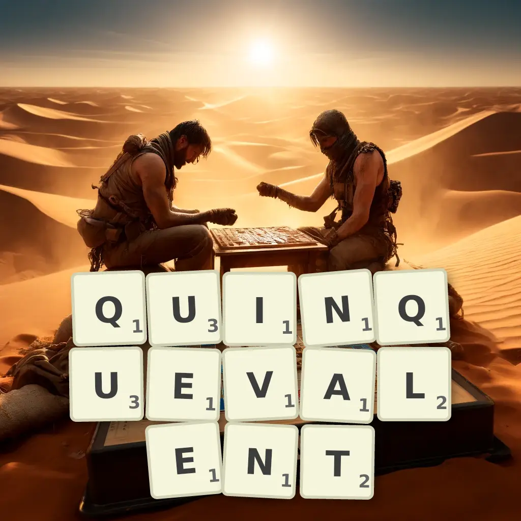 List of words with letters QUINQUEVALENT Words with letters QUINQUEVALENT