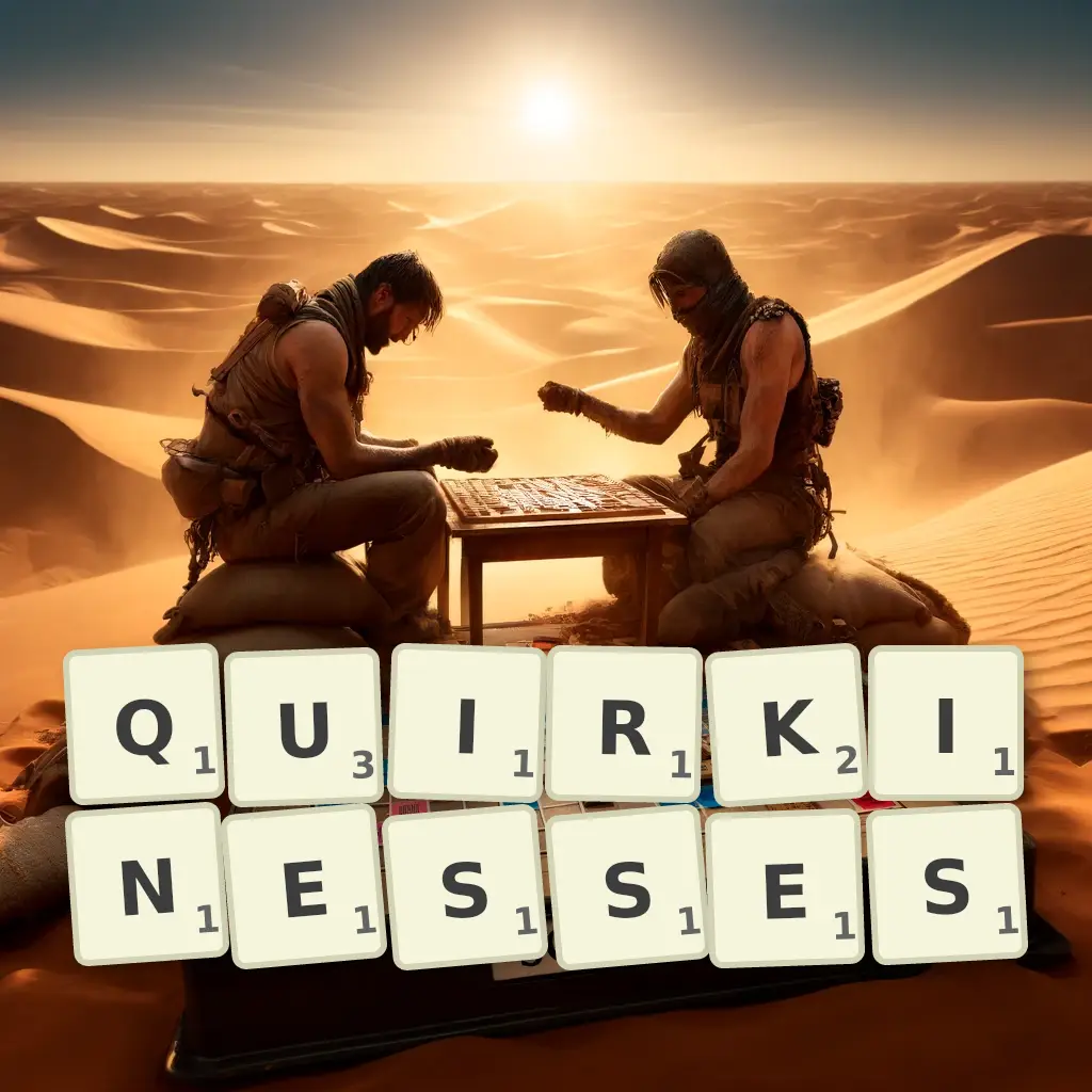 List of words with letters QUIRKINESSES Words with letters QUIRKINESSES