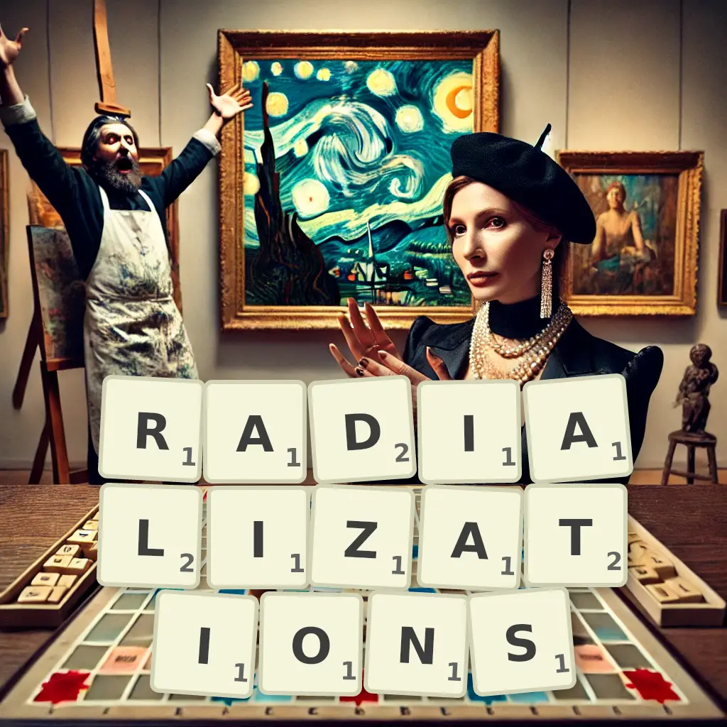 List of words with letters RADIALIZATIONS Words with letters RADIALIZATIONS