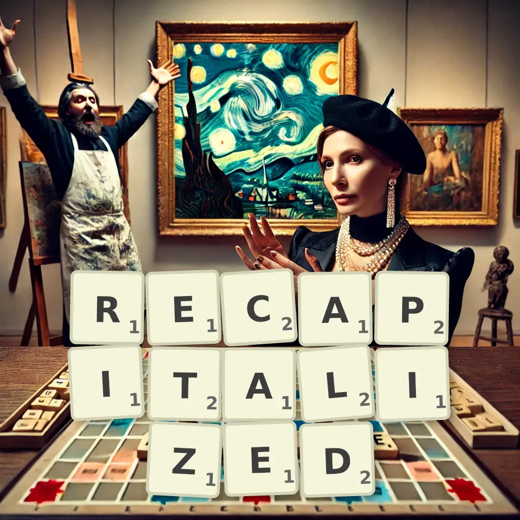 List of words with letters RECAPITALIZED Words with letters RECAPITALIZED