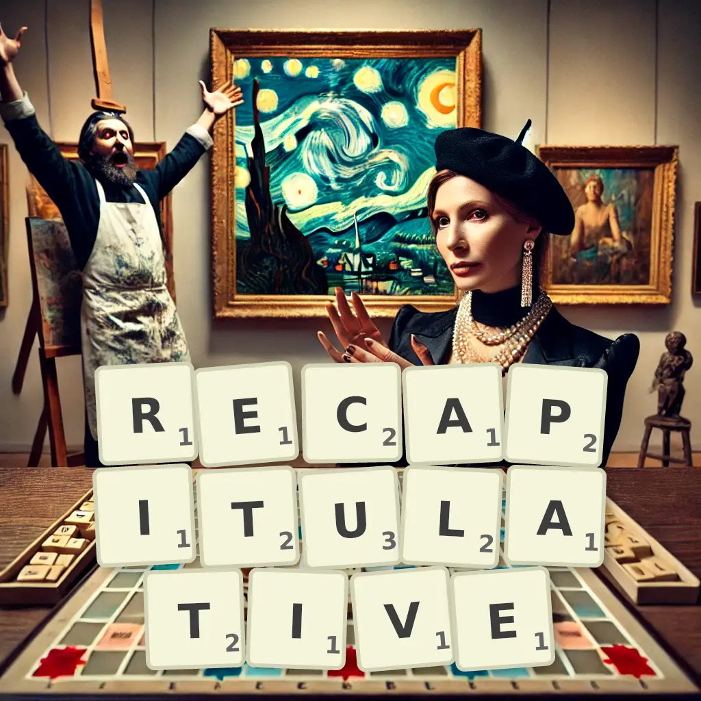 List of words with letters RECAPITULATIVE Words with letters RECAPITULATIVE