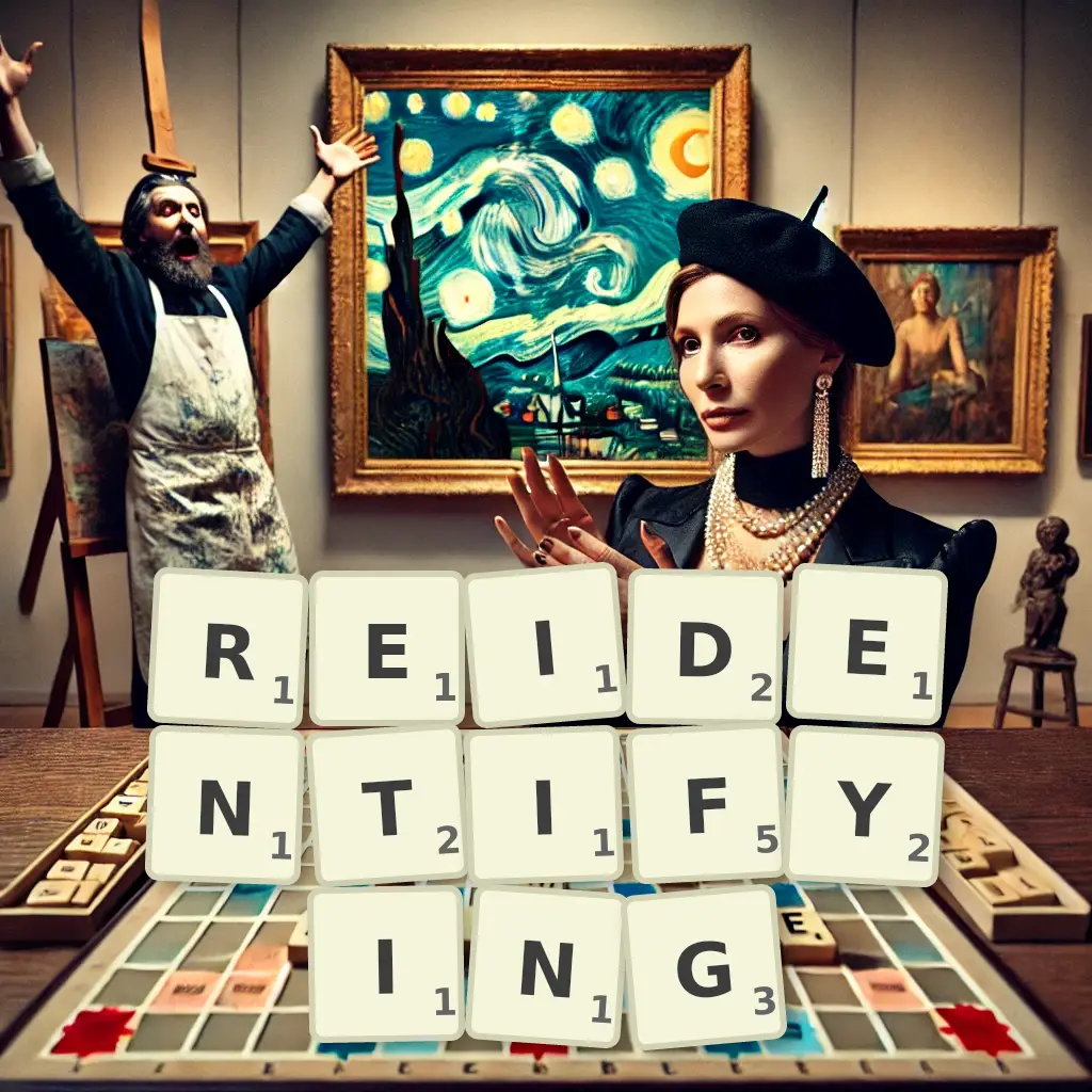 List of words with letters REIDENTIFYING Words with letters REIDENTIFYING