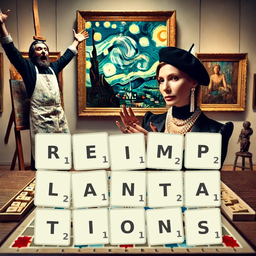 List of words with letters REIMPLANTATIONS Words with letters REIMPLANTATIONS