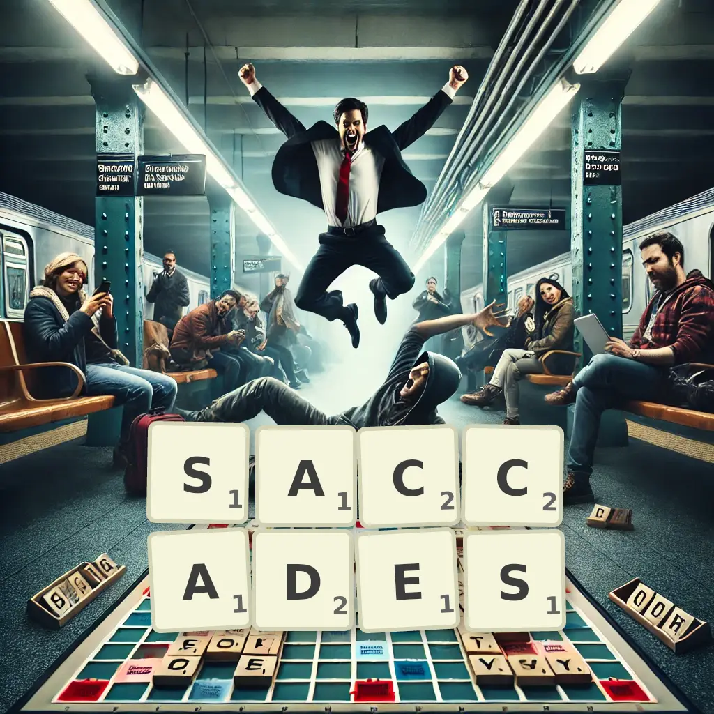 List of words with letters SACCADES Words with letters SACCADES