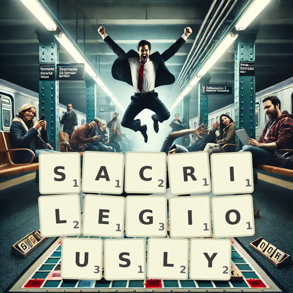 List of words with letters SACRILEGIOUSLY Words with letters SACRILEGIOUSLY