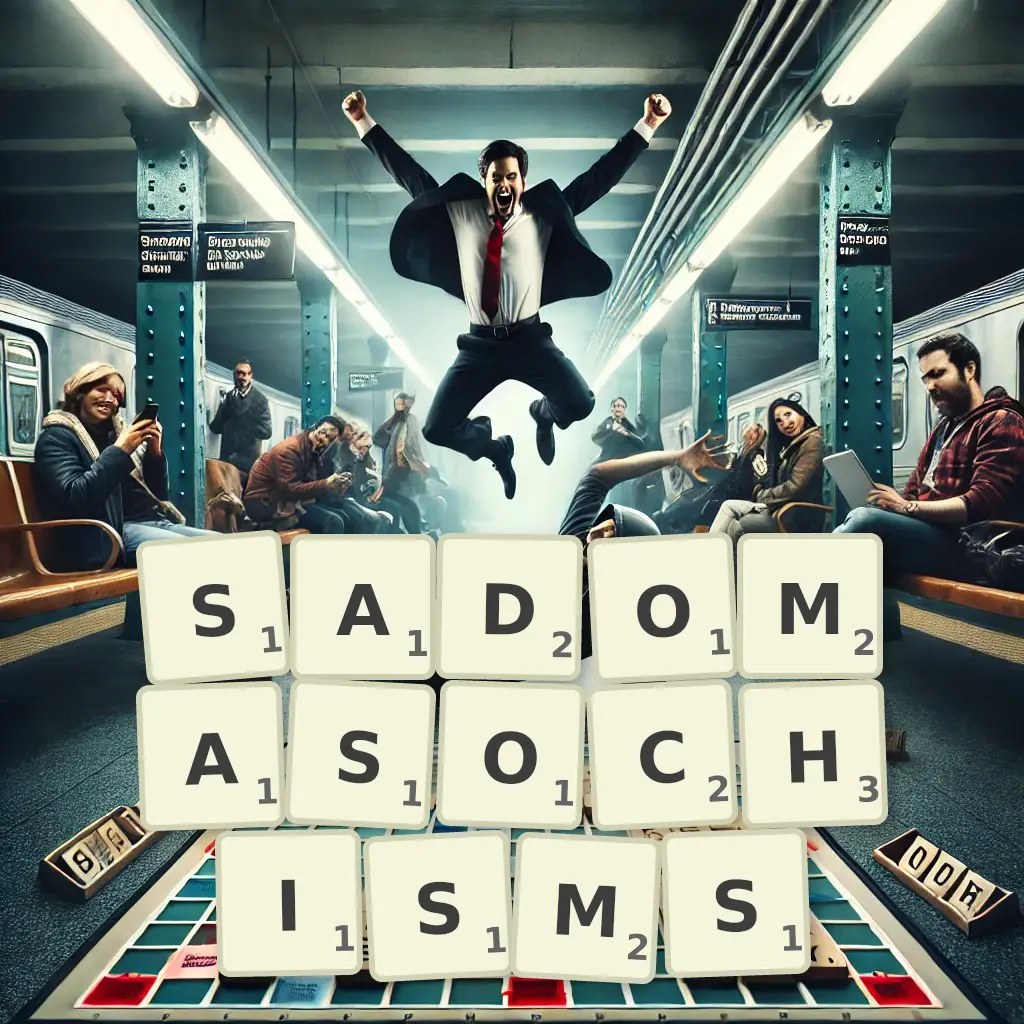 List of words with letters SADOMASOCHISMS Words with letters SADOMASOCHISMS