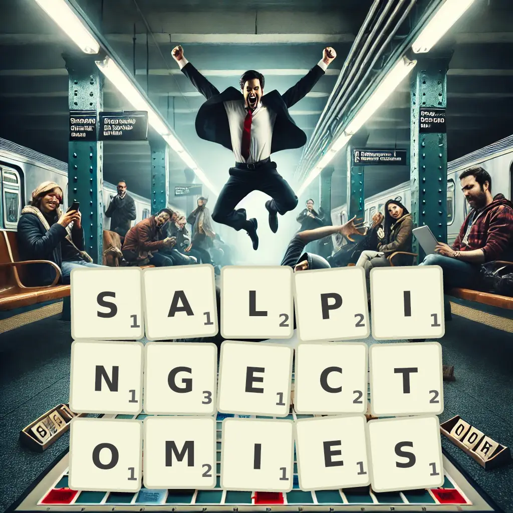 List of words with letters SALPINGECTOMIES Words with letters SALPINGECTOMIES
