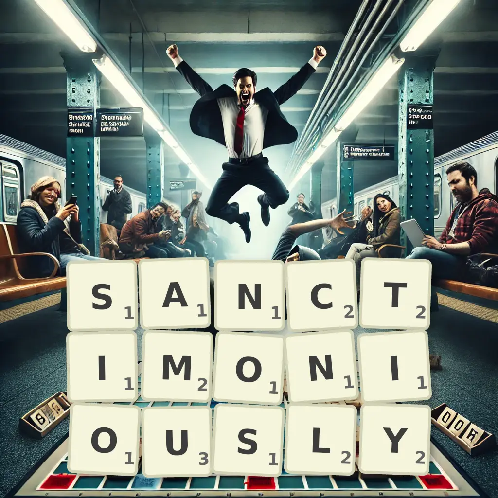 List of words with letters SANCTIMONIOUSLY Words with letters SANCTIMONIOUSLY