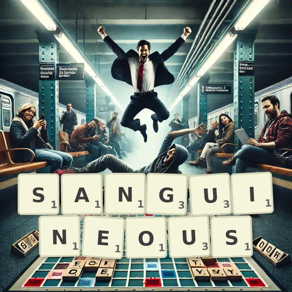 List of words with letters SANGUINEOUS Words with letters SANGUINEOUS