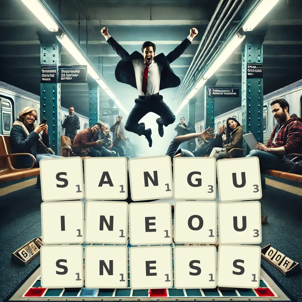 List of words with letters SANGUINEOUSNESS Words with letters SANGUINEOUSNESS