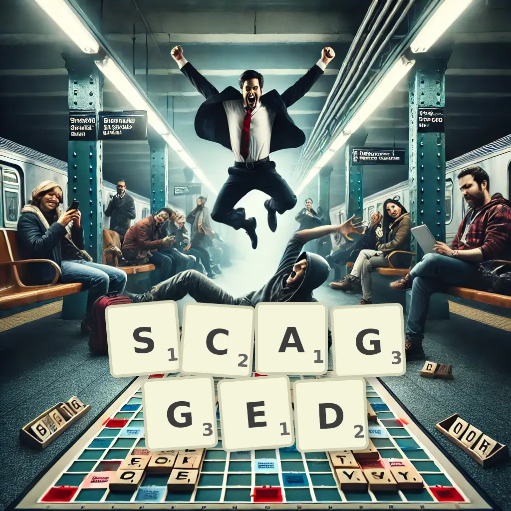 List of words with letters SCAGGED Words with letters SCAGGED