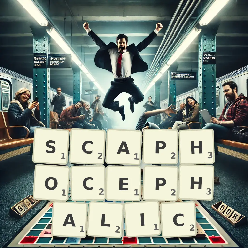 List of words with letters SCAPHOCEPHALIC Words with letters SCAPHOCEPHALIC