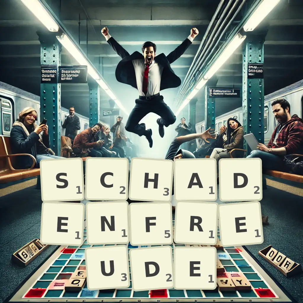 List of words with letters SCHADENFREUDE Words with letters SCHADENFREUDE