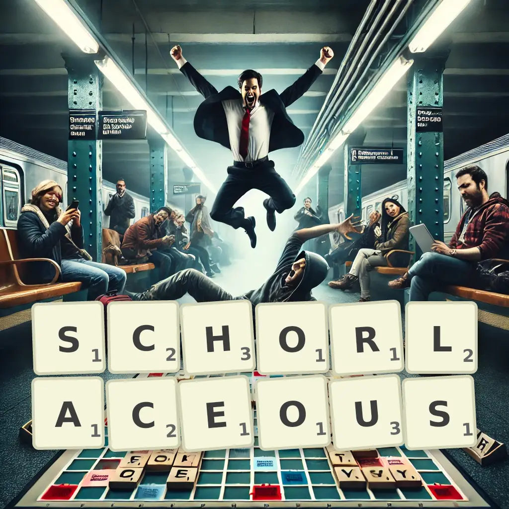 List of words with letters SCHORLACEOUS Words with letters SCHORLACEOUS