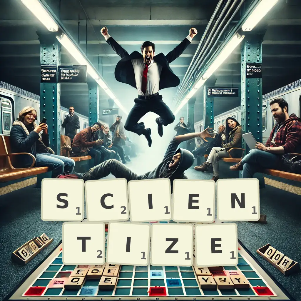 Words with letters SCIENTIZE