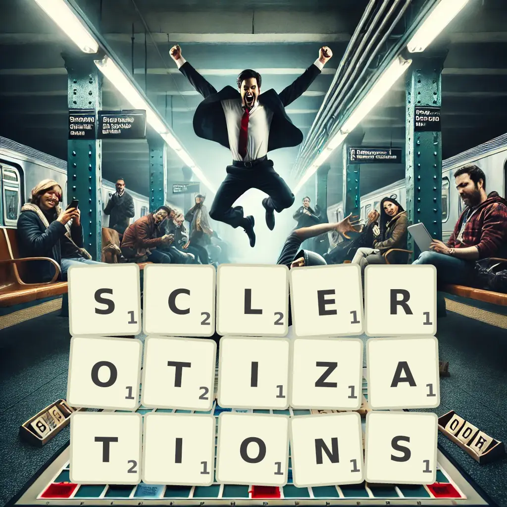 List of words with letters SCLEROTIZATIONS Words with letters SCLEROTIZATIONS