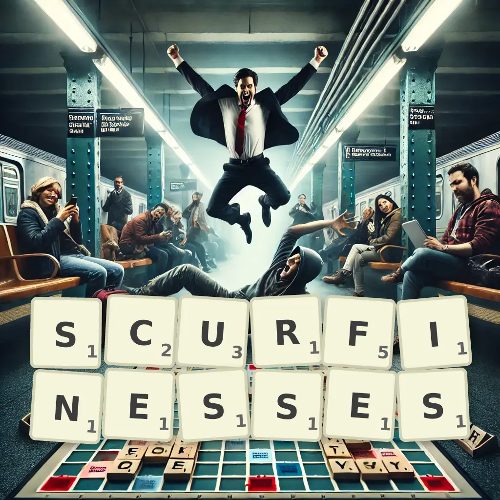 List of words with letters SCURFINESSES Words with letters SCURFINESSES