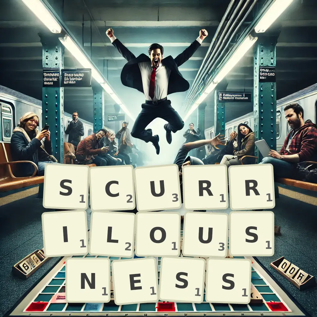 List of words with letters SCURRILOUSNESS Words with letters SCURRILOUSNESS