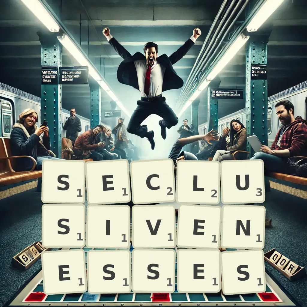 List of words with letters SECLUSIVENESSES Words with letters SECLUSIVENESSES