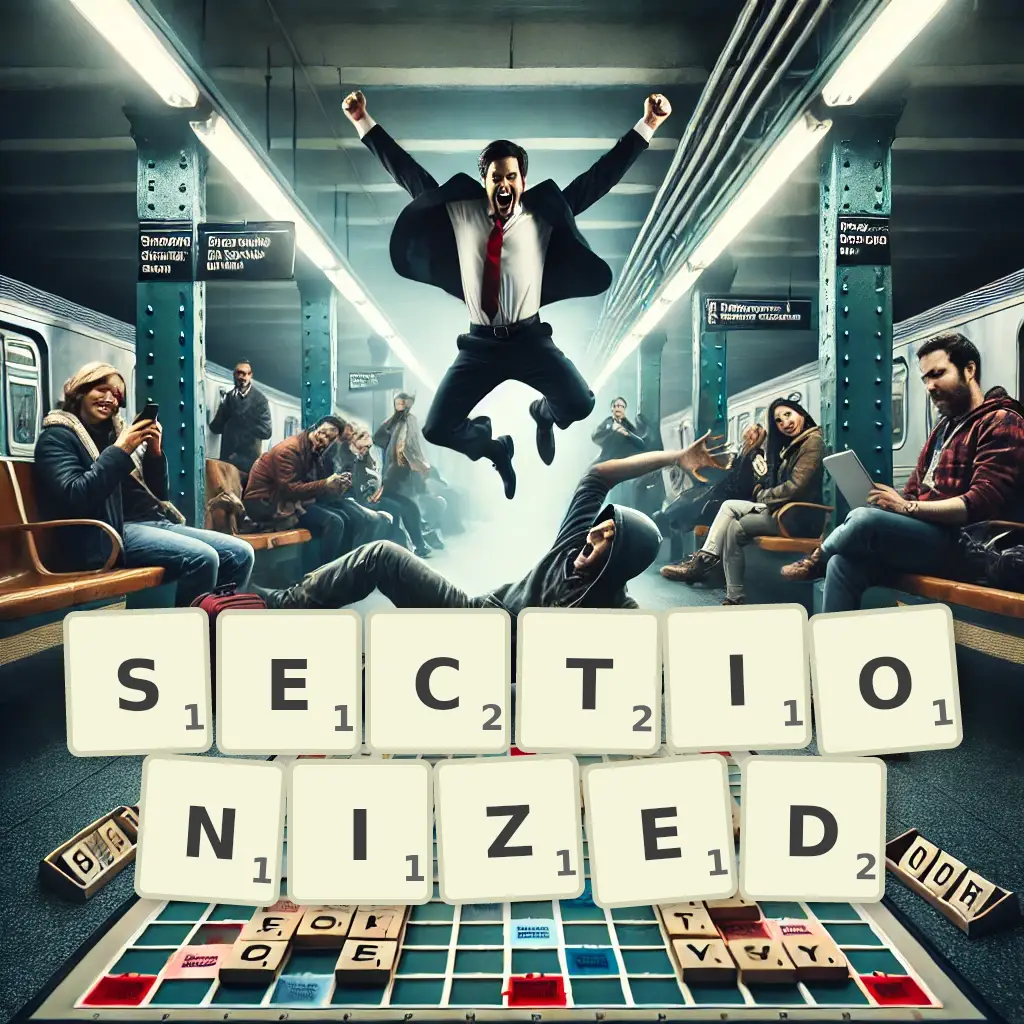 Words with letters SECTIONIZED