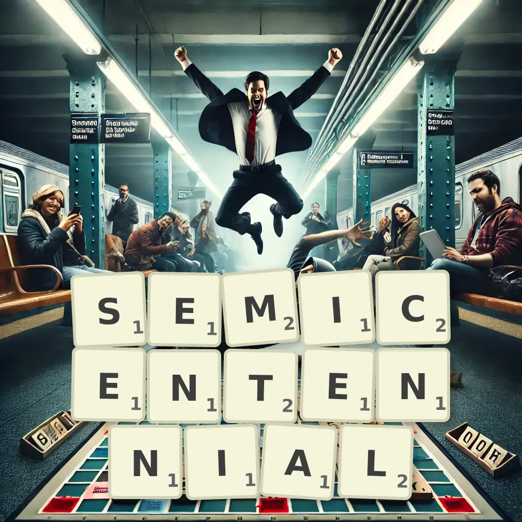 List of words with letters SEMICENTENNIAL Words with letters SEMICENTENNIAL