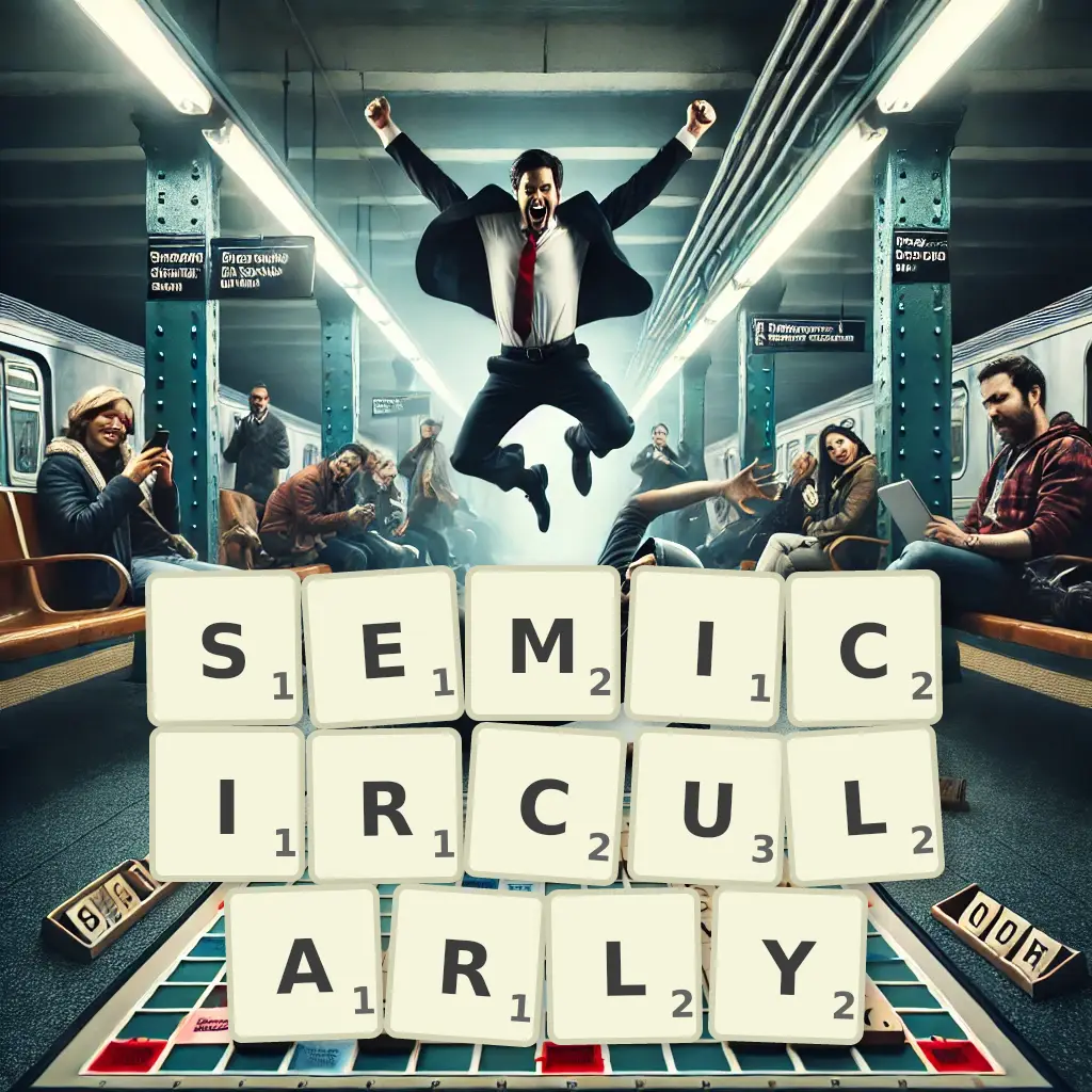 List of words with letters SEMICIRCULARLY Words with letters SEMICIRCULARLY