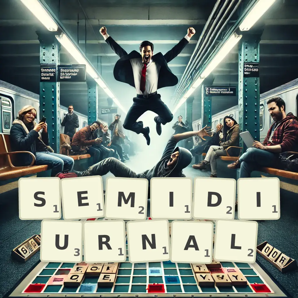 List of words with letters SEMIDIURNAL Words with letters SEMIDIURNAL