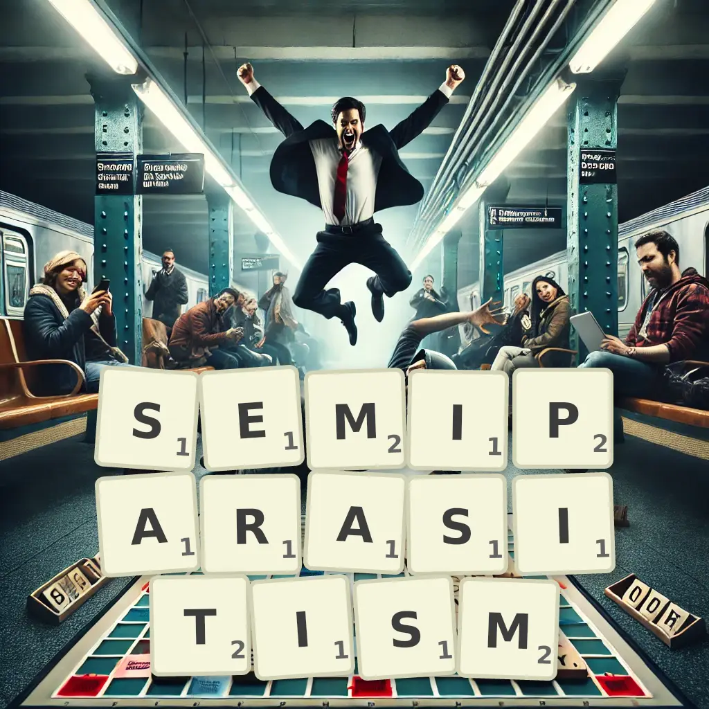 List of words with letters SEMIPARASITISM Words with letters SEMIPARASITISM